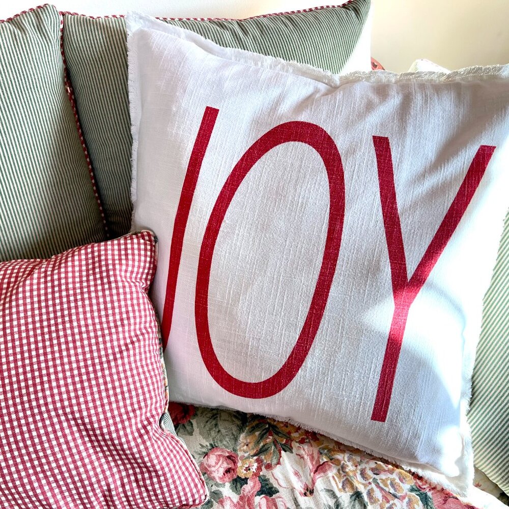 BRING "JOY" TO YOUR HOME YEAR ROUND!  Best Ever Pillow